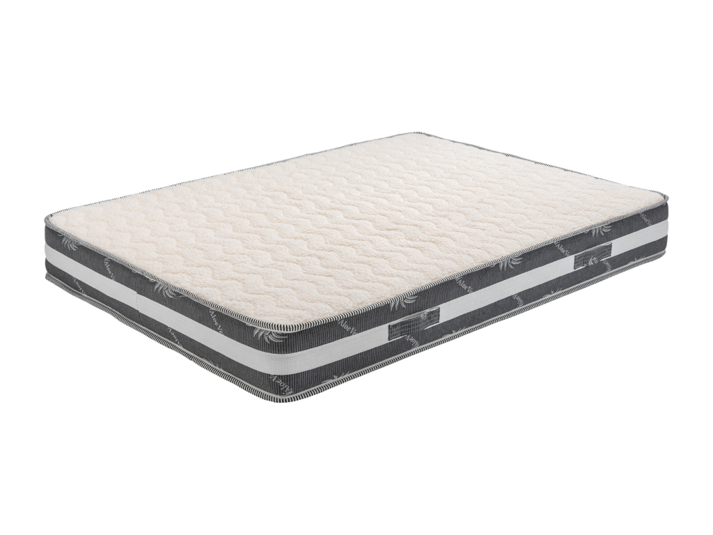 Matelas 160x190x22 cm - Très Ferme - Face Hiver Laine - Meublita rembourrage polesther - ame polyuréMeublita poli