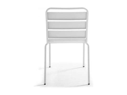 Chaise en métal blanche - Vertchez
