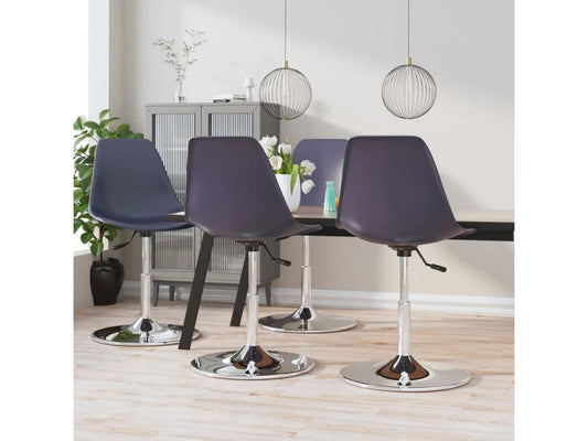 Chaises de salle à manger pivotantes 4 pcs Vertchez PP 2