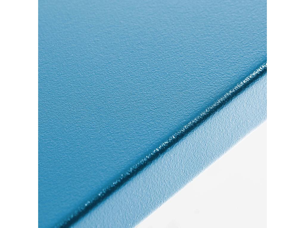 Table haute de jardin en métal bleu Vertchez 120 cm - Vertchez