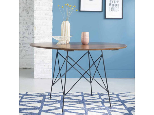 Table en Meublita massif finition noyer 4 pers.