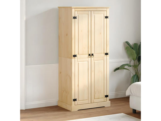 Garde-robe Vertchez 76x50x170 bois de pin massif
