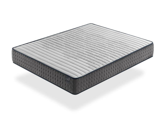 Matelas mousse 120x200 Vertchez Epaisseur 25 CM Multicouche antistress ergonomique et respirant- Fermete 3/5 Moyenne
