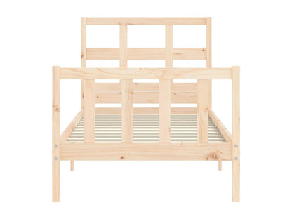 Cadre de lit sans matelas 90x200 cm bois de pin massif
