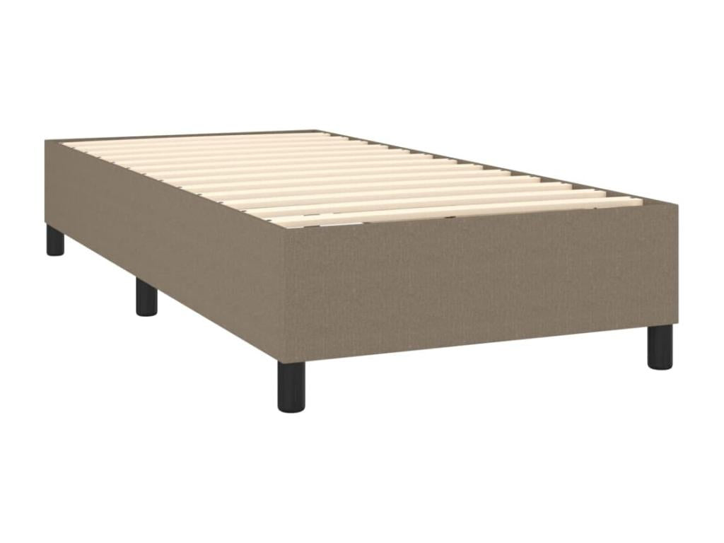 Sommier à Vertchez de lit matelas et LED Vertchez 100x200 cm Tissu