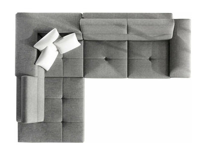 Canapé d'angle Vertchez 290 Turquoise Fonction de couchage Bo?te de literie 270x202cm
