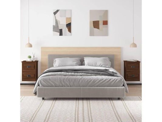 Tables de chevet murales 2 pcs Chêne marron 41,5x36x53