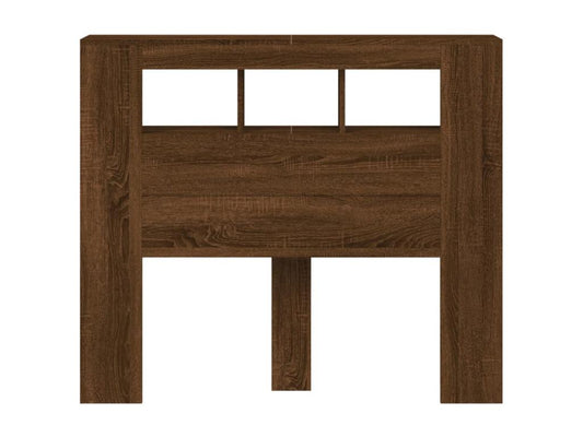 Tête de lit à LED chêne marron 120x18.5x103.5cm bois ingénierie