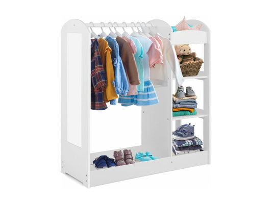 Meuble rangement ouvert pour bois blanc 93,5x38x100 cm 20 0008877