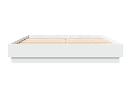 Cadre de lit Blanc 120x190 bois d'ingénierie
