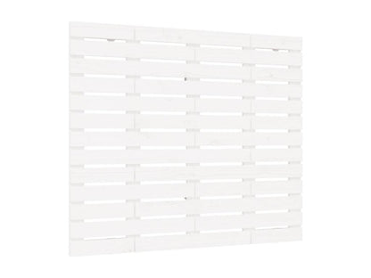 Tête de lit murale Blanc 146x3x91,5 cm Bois massif de pin