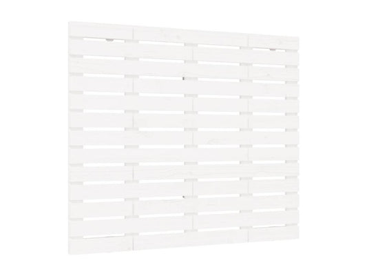 Tête de lit murale Blanc 146x3x91,5 cm Bois massif de pin