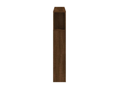 Tête de lit à LED chêne marron 120x18.5x103.5cm bois ingénierie