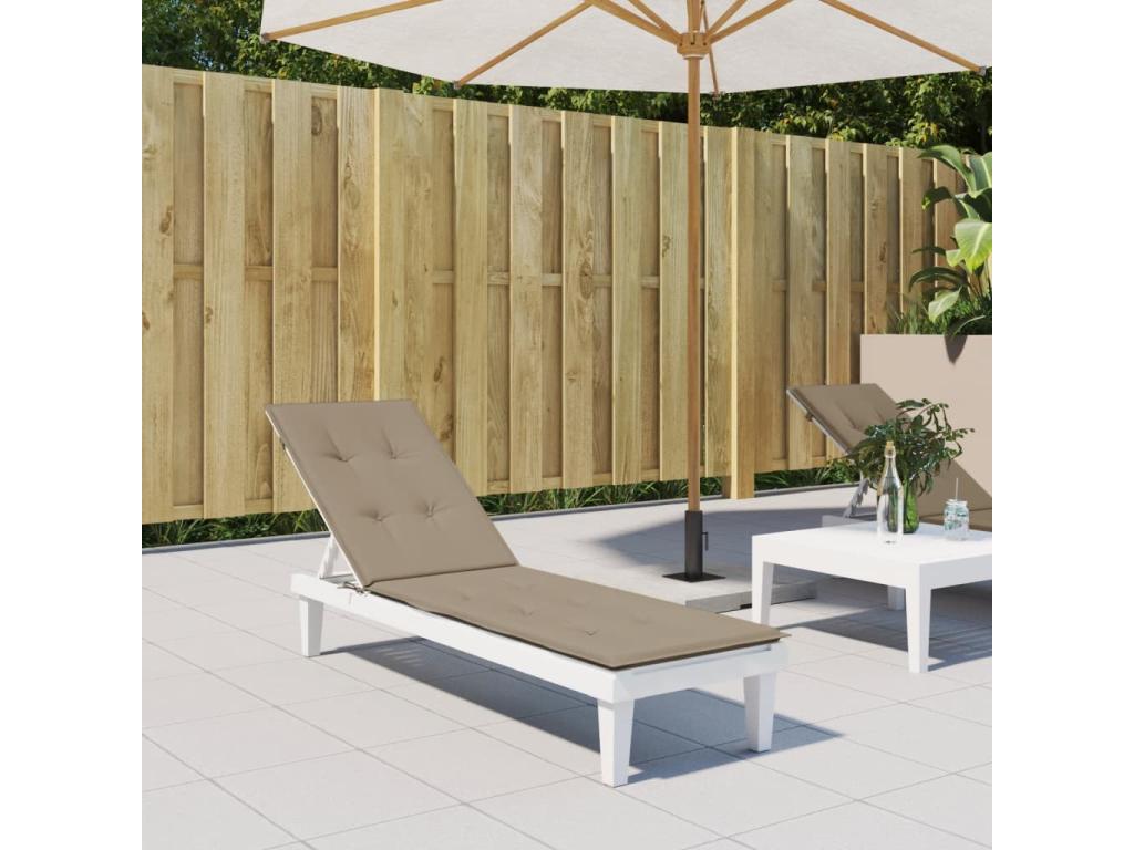 Coussin de chaise de terrasse Vertchez 75 105 x50x3 cm