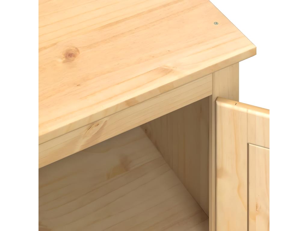 Garde-robe Vertchez 76x50x170 bois de pin massif