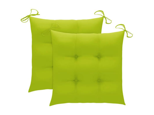 Chaises pliables de jardin 2 pièces avec coussins Vertchez