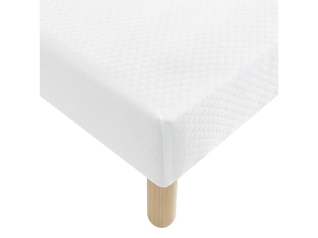 Sommier tapissier blanc 15 cm Constellation - Meublita 160x200