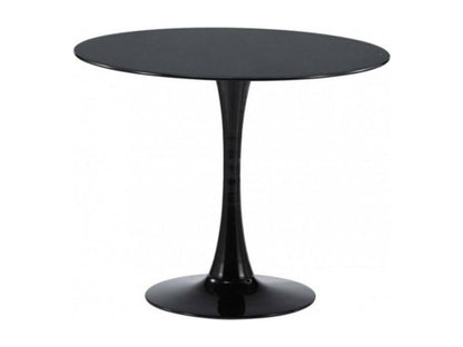 Table ronde moderne Vertchez-Couleur Blanc-Diamètre 80 cm
