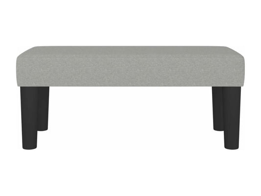 Banc Gris clair 70x30x30 cm Tissu