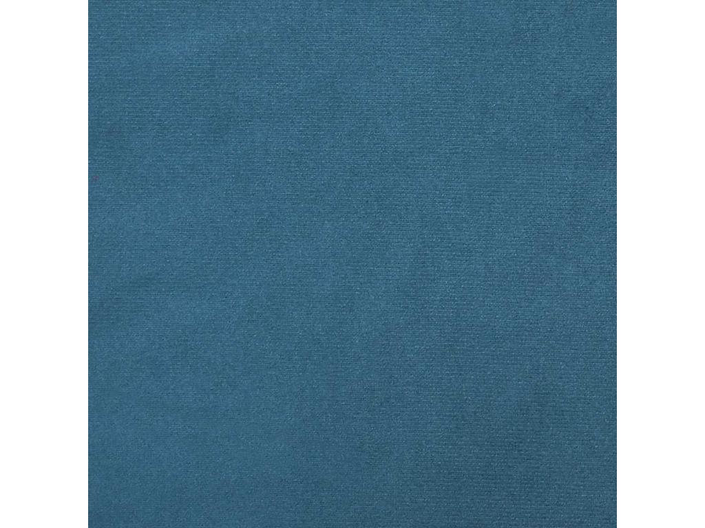 Cadre de lit ottoman sans matelas bleu foncé 90x200 cm velours