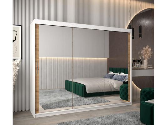 Armoire Vertchez 3 à Portes Coulissantes 200/250/62 3 Portes Blanc/Vertchez