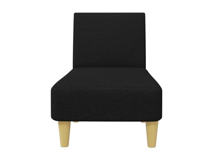 Ensemble de canapés 2 pièces noir tissu