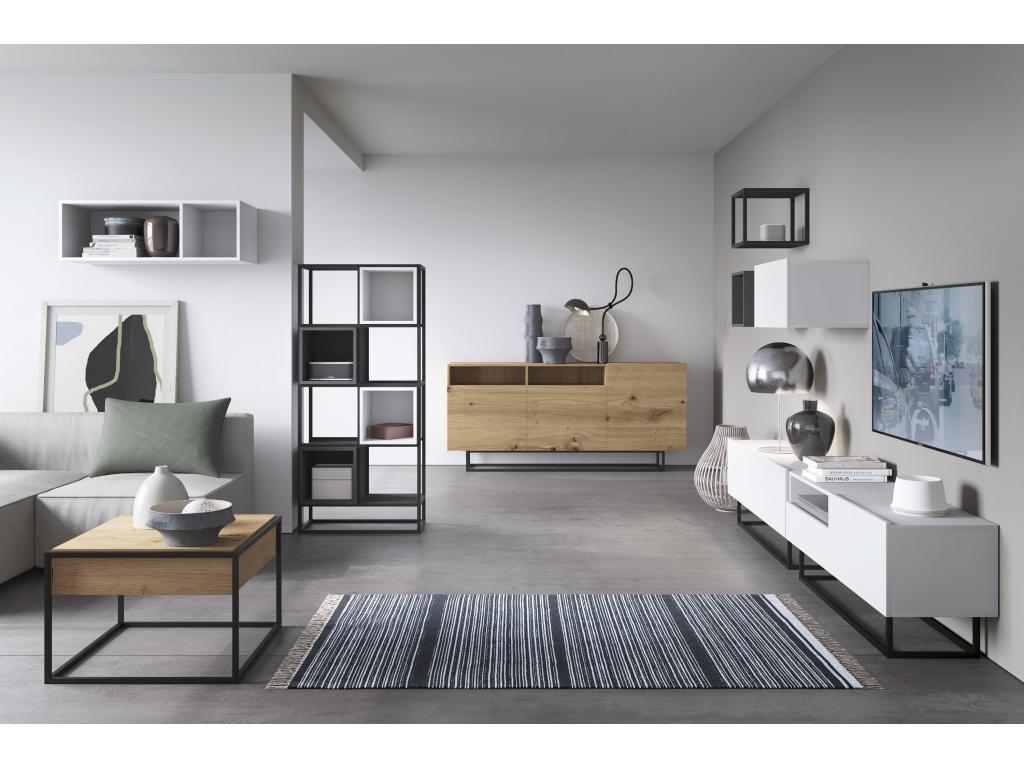 Commode Meublita EK120 120x37x82 Gris