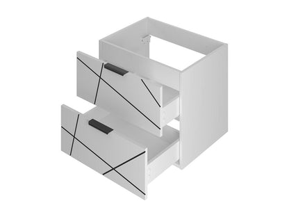 Meuble sous-vasque 60cm Vertchez Blanc
