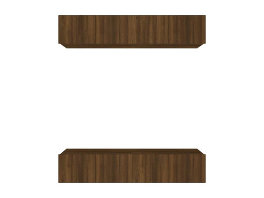 Meubles TV 4 pcs chêne marron 80x30x30 cm bois ingénierie