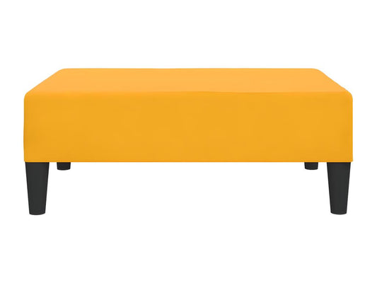 Repose-pied Jaune 78x56x32 cm Velours