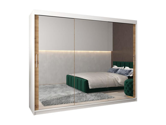 Armoire Vertchez 3 à Portes Coulissantes 200/250/62 3 Portes Blanc/Vertchez