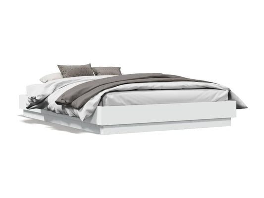 Cadre de lit Blanc 120x190 bois d'ingénierie