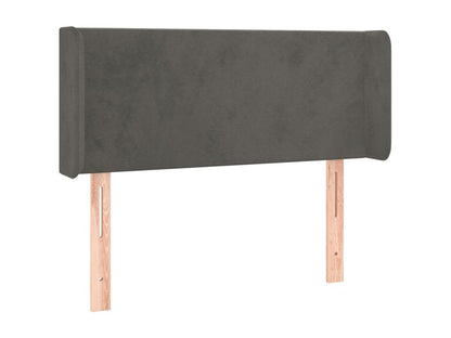 Tête de lit à LED Gris foncé 103x16x78/88 cm Velours