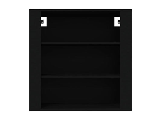 Armoire murale Noir 80x33x80 cm Bois d'ingénierie