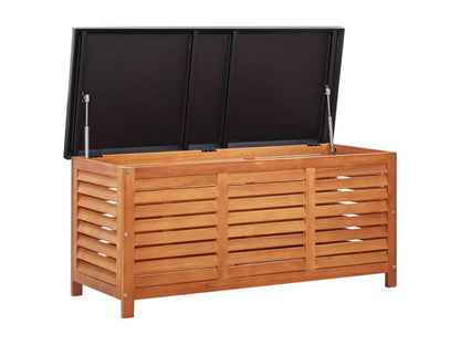 Bo?te de rangement de jardin 117x50x55 cm Eucalyptus solide