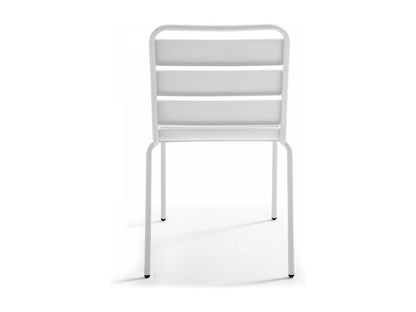 Chaise en métal blanche - Vertchez