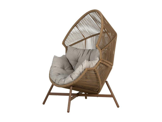 Chaise longue Vertchez naturel.