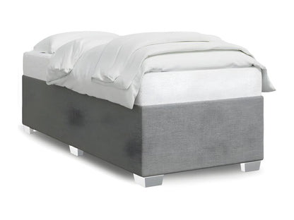 Cadre de lit Gris clair 100x200 cm Tissu
