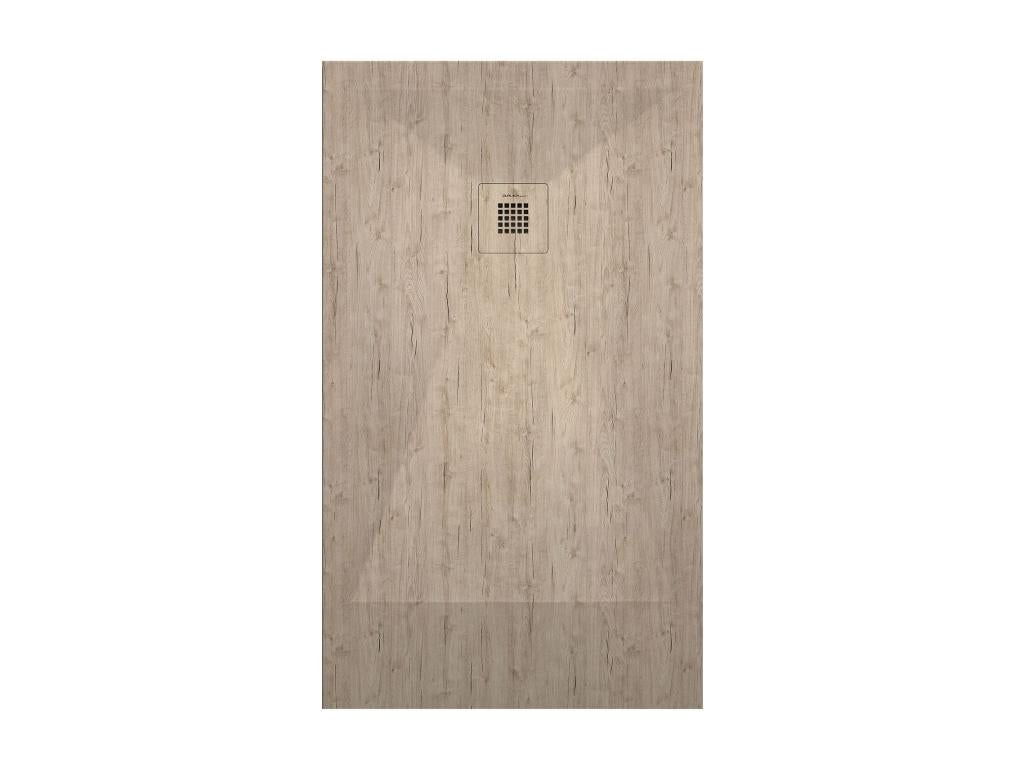 Receveur de douche Nature finition Lisse Vertchez grille de couleur 3D - 170x90 cm
