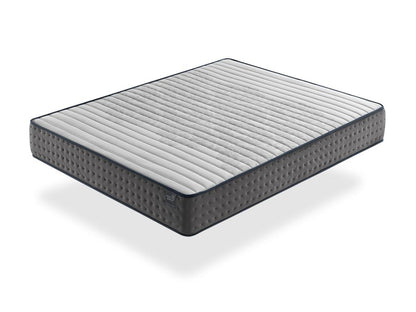 Matelas mousse 120x200 Vertchez Epaisseur 25 CM Multicouche antistress ergonomique et respirant- Fermete 3/5 Moyenne