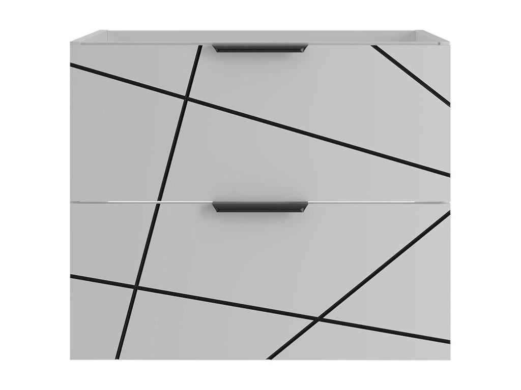 Meuble sous-vasque 60cm Vertchez Blanc