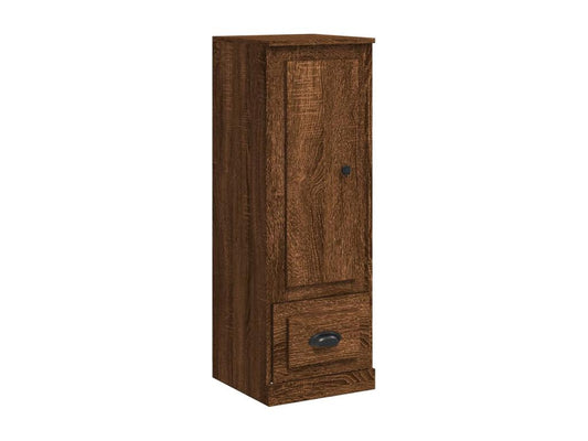 Buffet haut chêne marron 36x35,5x103,5 cm bois d'ingénierie
