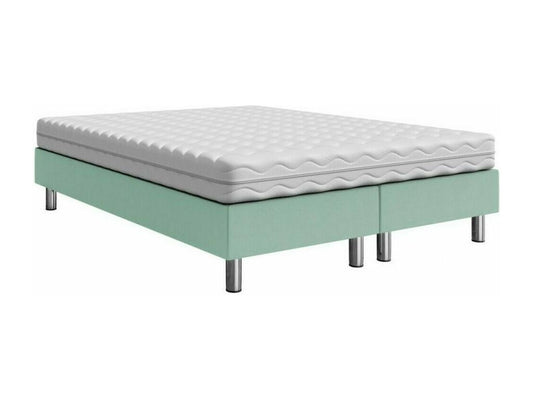 Lit continental Vertchez 101 Double Continental Turquoise 180x200 Tapisserie 180x200cm
